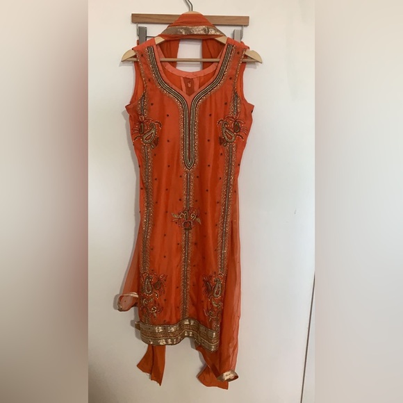 Indian Punjabi Suit Dress 3 Piece Set - Picture 1 of 7